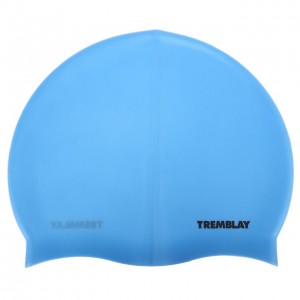 Bonnet Bain Bain Homme Tremblay Silicone bleu bonnet