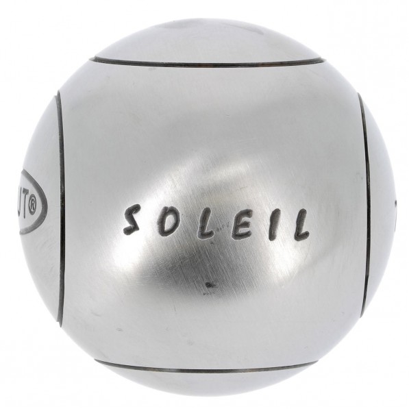 Boules de pétanque Obut Match it inox 74mm strie1 Argent métalisé