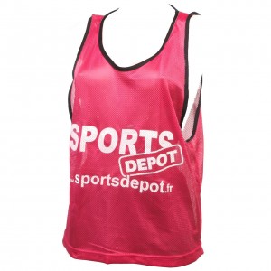 Chasubles Football Homme Les Fous Du Foot Sportdepot rose chasuble