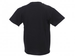 T-shirt Multisport Manches Courte Enfant Toptex Heavy kid noir mc coton