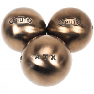 Boules Pétanque Demie Tendre Inox Obut Atx  competition 75mm  m