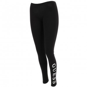 Collant Long Mode Fillette Legging Guess Core line blk leggings g