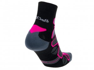 Chaussettes Randonnée Mixte Thyo Double trek noir cho7