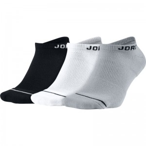 Chaussettes Jordan No-show Noir/Blanc/Gris 3 paires