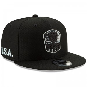 Casquette NFL Oakland Raiders New Era 9Fifty On Field 2019 Salute To Service Noir