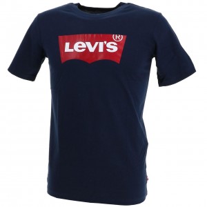 T-shirt Mode Manches Courte Enfant Levis Batlog navy mc tee jr