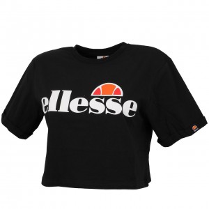 T-shirt Mode Manches Courte Femme Ellesse Alberta tee court noir