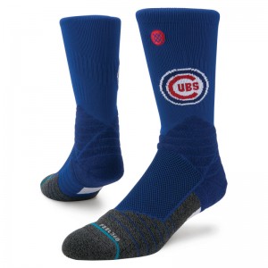 Chaussettes MLB Chicago Cubs Stance Diamonds Pro Crew Bleu