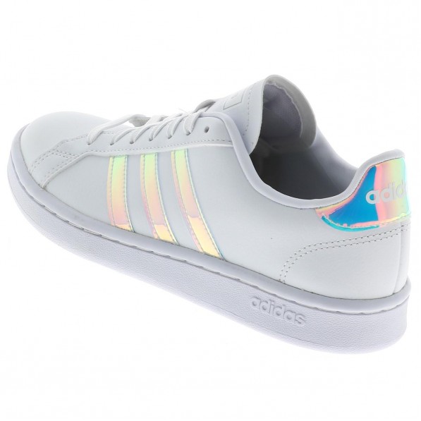 Adidas Chaussure Mode Ville Basse Femme Grand court w blc iridescent -  Adidas - tightR