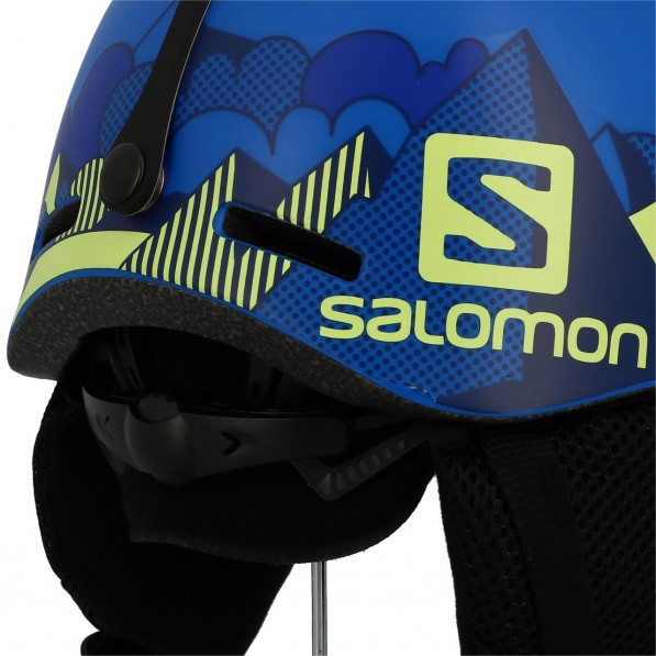 Salomon Casque Neige Ski Enfant Grom blue casque Salomon tightR