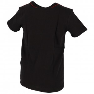 T-shirt Mode Manches Courte Enfant Guess Logo i blk/rge mc tee jr