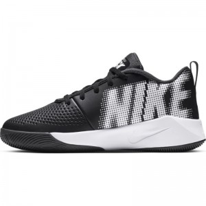 Chaussure de Basketball Nike Team Hustle Quick 2 low Noir pour junior