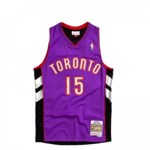 Maillot NBA swingman Vince Carter Toronto Raptors 1999-00 Hardwood Classics Mitchell & Ness Violet