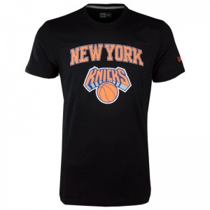 T-Shirt NBA New York Knicks New Era team logo Noir pour Homme