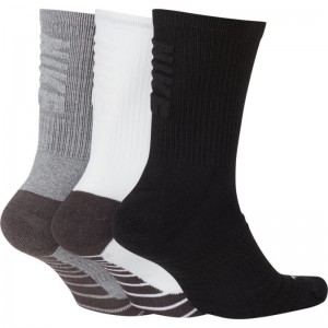 Chaussettes Nike Everyday Gris Wht Blk 3 paires