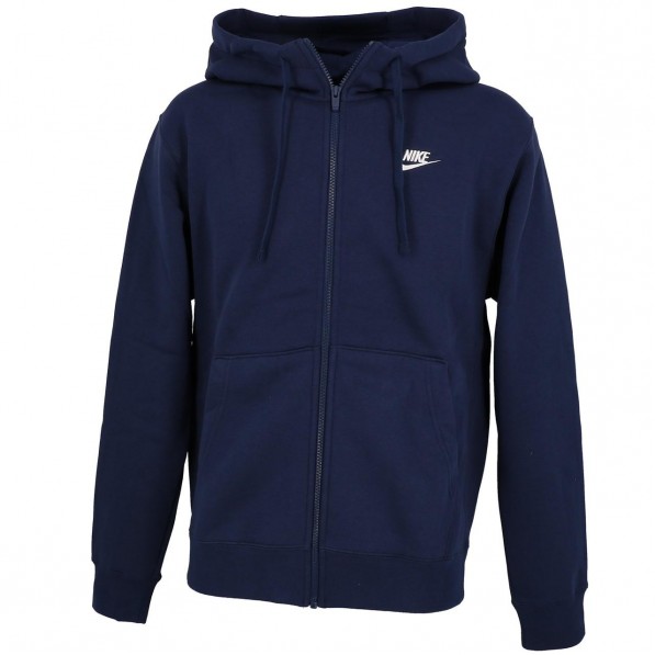 ondernemer vergeven klasse Nike Veste Molleton Multisport Homme Capuche Zippé Club zip hoodie marine -  Nike - tightR