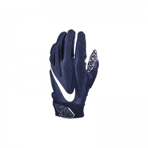 Gants de Football Américain Nike Superbad 5.0 Bleu Marine