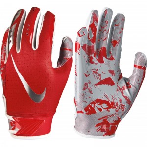 Gant de football américain pour junior Nike vapor Jet 5.0 Rouge pour receveur