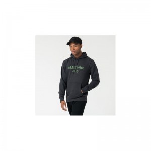 Sweat à capuche NFL Seattle SeaHawks New Era Pullover Hoody Gris foncé pour homme