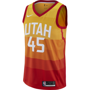  Outerstuff Yth City Edition Swingman Jersey Utah Jazz  Orange