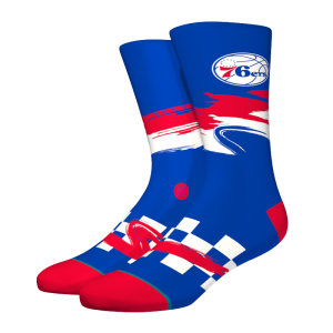 Chaussette NBA Philadelphia 76ers Stance Arena Wave Racer Bleu