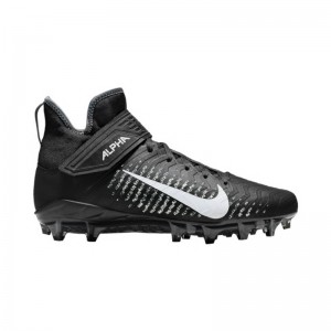 Crampons de Football Americain moulés Nike Alpha Pro Mid 2 Noir Pour Hommes