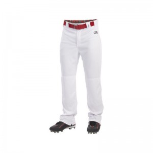 Pantalon De Baseball Rawlings Long Blanc Pour Homme