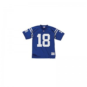 Maillot NFL Peyton Manning Indianapolis Colt 1998 Mitchell & Ness Legacy Retro Bleu pour Homme