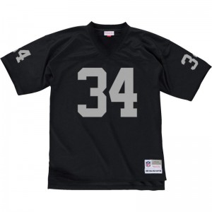 Maillot NFL Bo Jackson Los Angeles Raiders 1988 Mitchell & Ness Legacy Retro Noir pour Homme