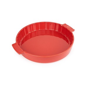 Tourtière céramique rouge 28 cm Peugeot