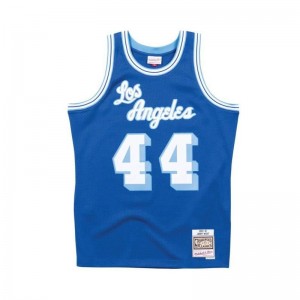 Maillot NBA Jerry West Los Angeles Lakers 1960-61 Hardwood Classics Mitchell & ness Bleu