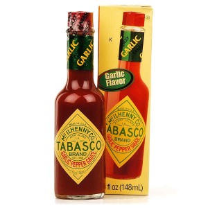 Tabasco garlic (ail) - sauce piquante - Bouteille 147ml