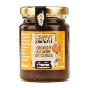 Chutney d'oignons au miel de Corse - Pot 110g