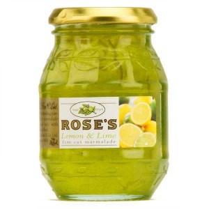 Marmelade citron & citron vert Rose's - spécialité anglaise - Pot 454g