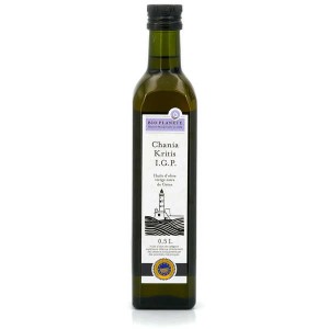 Huile d'olive vierge extra de Crète Chania Kritis IGP Bio - Bouteille 50cl