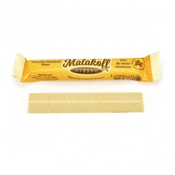 Malakoff & Cie Barre chocolat blanc - Malakoff 1855 - Barre 20g - tightR -  tightR