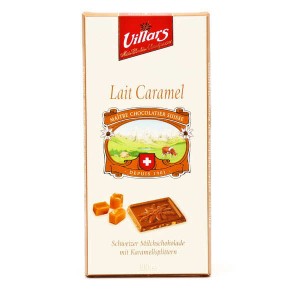 Chocolat au lait éclats de Caramel Villars - Tablette 100g