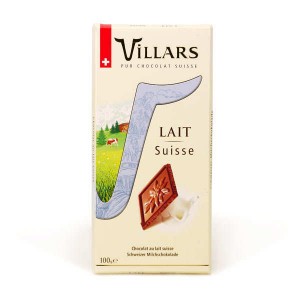 Chocolat suisse au lait Villars - Tablette 100g