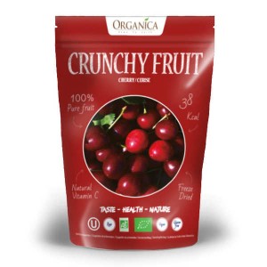 Crunchy fruit - cerise lyophilisée bio - Sachet 20g