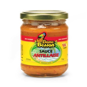Sauce antillaise de Guadeloupe - Pot 210g