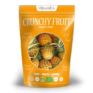 Crunchy fruit - ananas lyophilisé bio - Sachet 16g