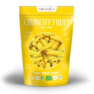 Crunchy fruit - banane lyophilisée bio - Sachet 20g