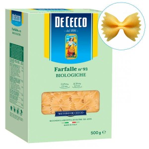 Farfalle bio n°93 De Cecco - Sachet 500g
