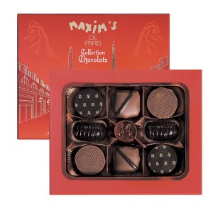 Assortiment de chocolat Maxim's Paris - Boîte 8 chocolats - 75g