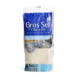 Gros sel marin de l'Ile de Ré - sachet - Sachet 1 kg