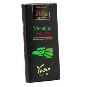 Tablette chocolat noir Mexique 73% - Voisin - Tablette 100g