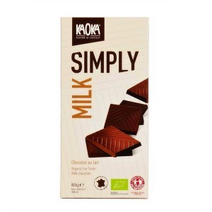 Tablette de chocolat au lait 32% bio - Simply milk - Tablette 80g
