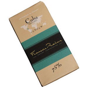 Tablette chocolat noir Cuba - Trinitario 75% - Tablette 100g