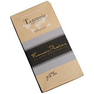 Tablette chocolat noir Tanzanie - Forastero 75% - Tablette 100g