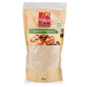 Poudre d'amande blanche bio - Vijaya - Sachet 400g